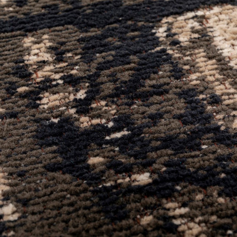 Tapis en coton gris et beige - Dust - Kare Design