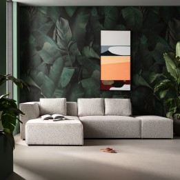 Corner Sofa Infinity left machiato Kare Design
