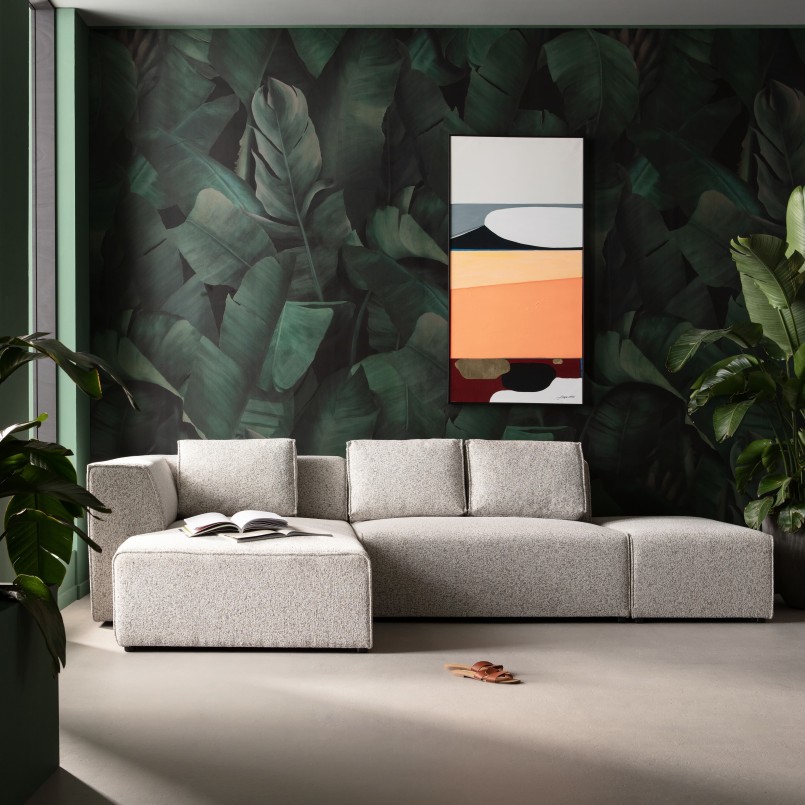 Canapé d'angle contemporain gauche machiato - Infinity - Kare Design