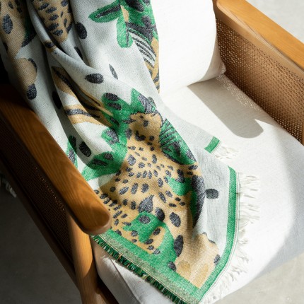 Blanket Jungle Leo 170x130cm Kare Design