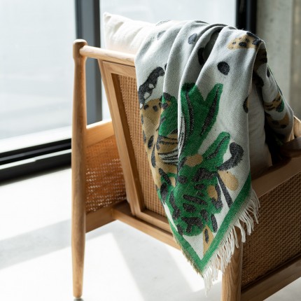 Blanket Jungle Leo 170x130cm Kare Design
