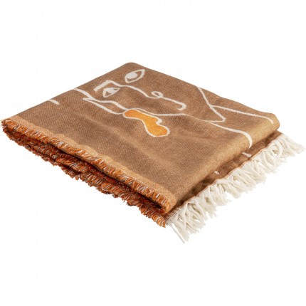 Blanket Art Faces 170x130cm Kare Design