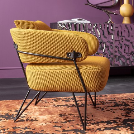 Carpet Silja red and black 240x170cm Kare Design