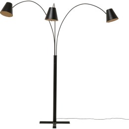 Lampadaire Cappellino noir mat