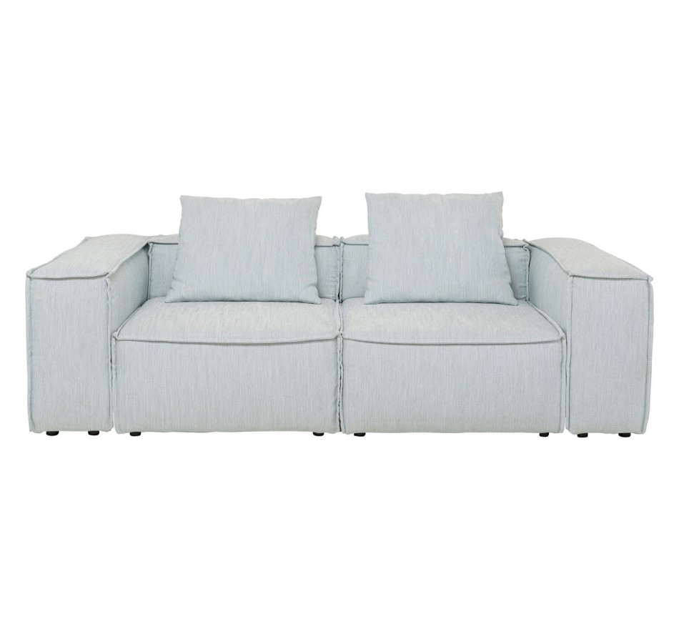 Canapé de jardin Korali Beach 2 places bleu Kare Design Canapé de jardin Korali Beach 2 places bleu Kare Design