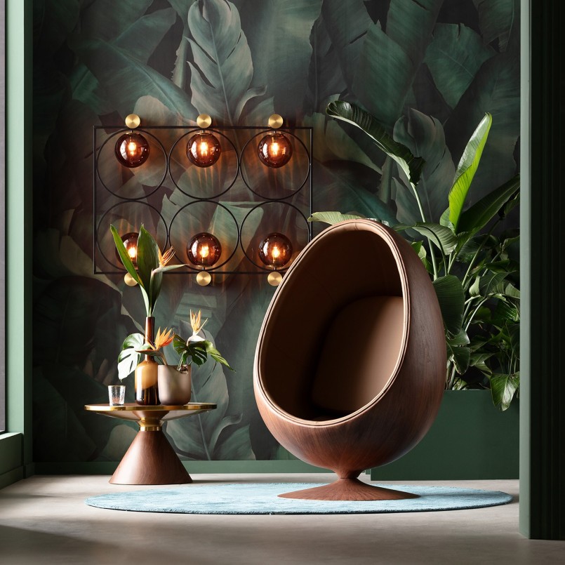 Applique murale en verre et acier - Balance Circle - Kare Design
