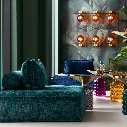 Sofa element Portofino dark blue Kare Design