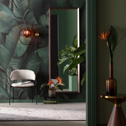 Chair with armrests Cindy walnut Kare Design