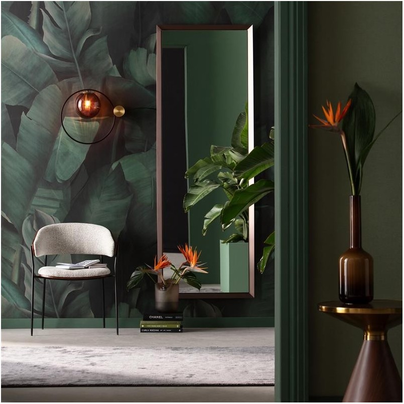 Chair with armrests Cindy walnut Kare Design