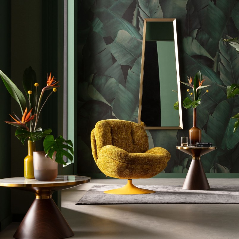 Vase haut en verre marron - Toja - Kare Design