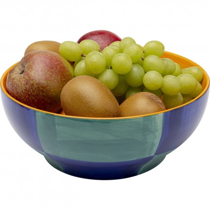 Coupe Capri bleue 25cm Kare Design