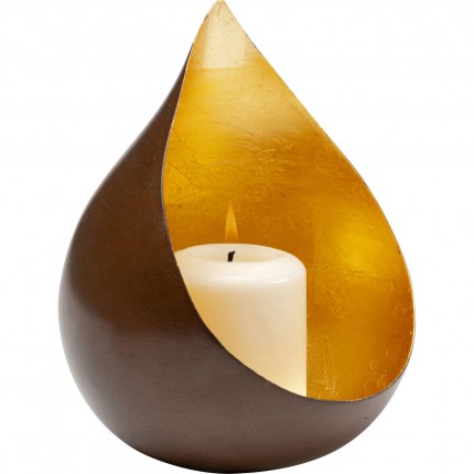 Bougeoir Uovo Drop 17cm Kare Design