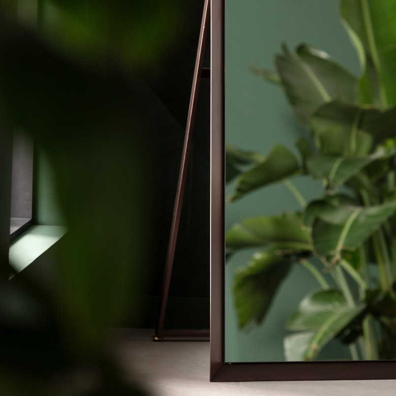 Brown Floor Mirror - Arezzo - Kare Design