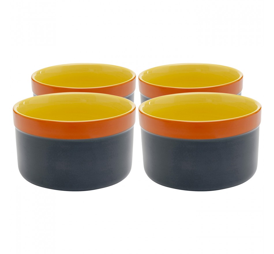 Bowls Capri Ø11cm blue (4/set) Kare Design Bowls Capri Ø11cm blue (4/set) Kare Design