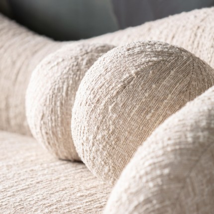 Sofa Livia Melange 2-Seater cream Kare Design
