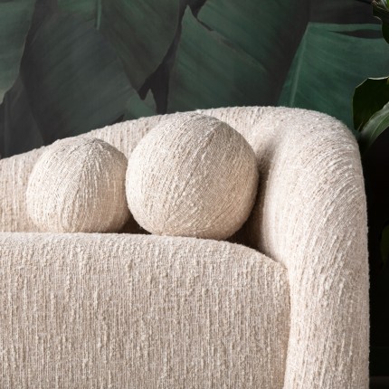 Sofa Livia Melange 2-Seater cream Kare Design