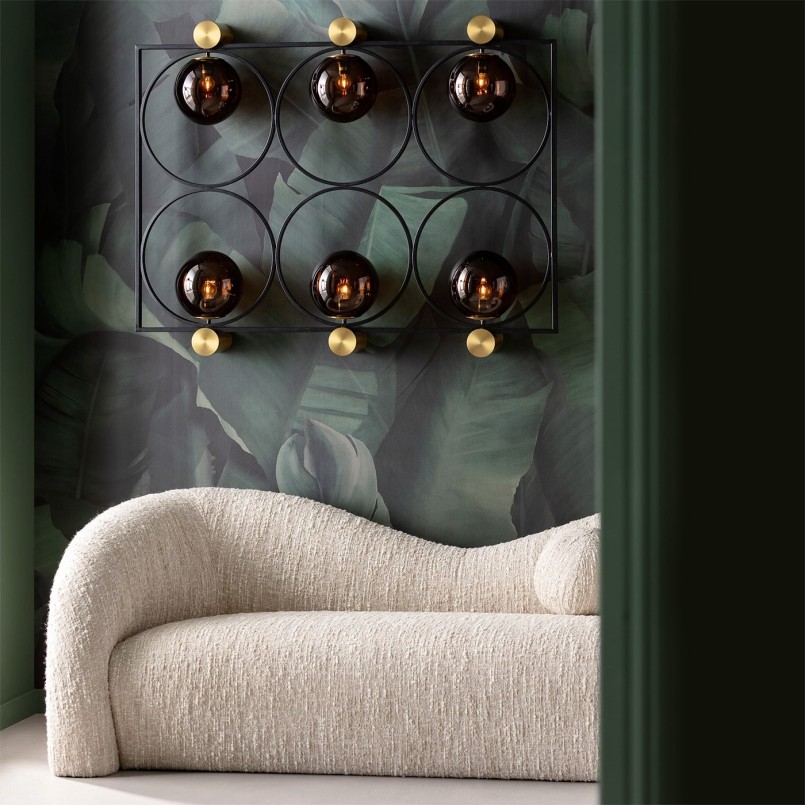 Applique murale en verre et acier - Balance Circle - Kare Design