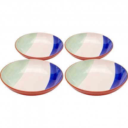 Plate Deep Capri Ø20cm (4/set) Kare Design