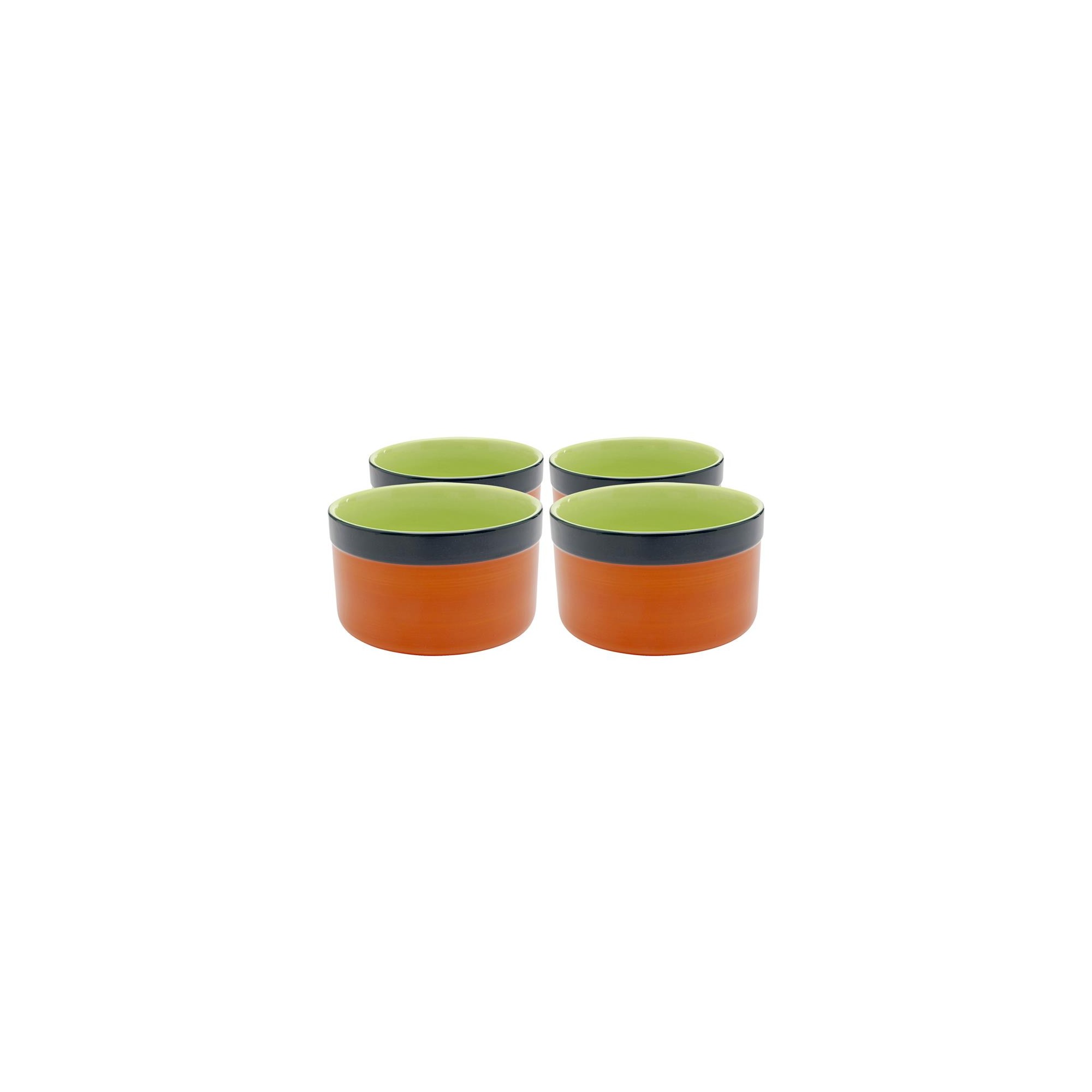 Bols Capri 11cm orange set de 4 Kare Design