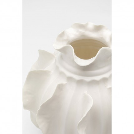 Vase Viento 23cm white Kare Design