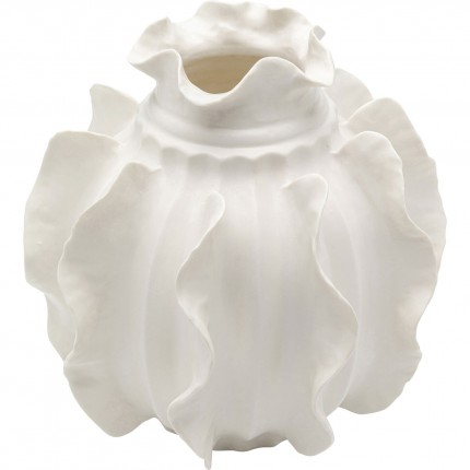 Vase Viento 23cm white Kare Design
