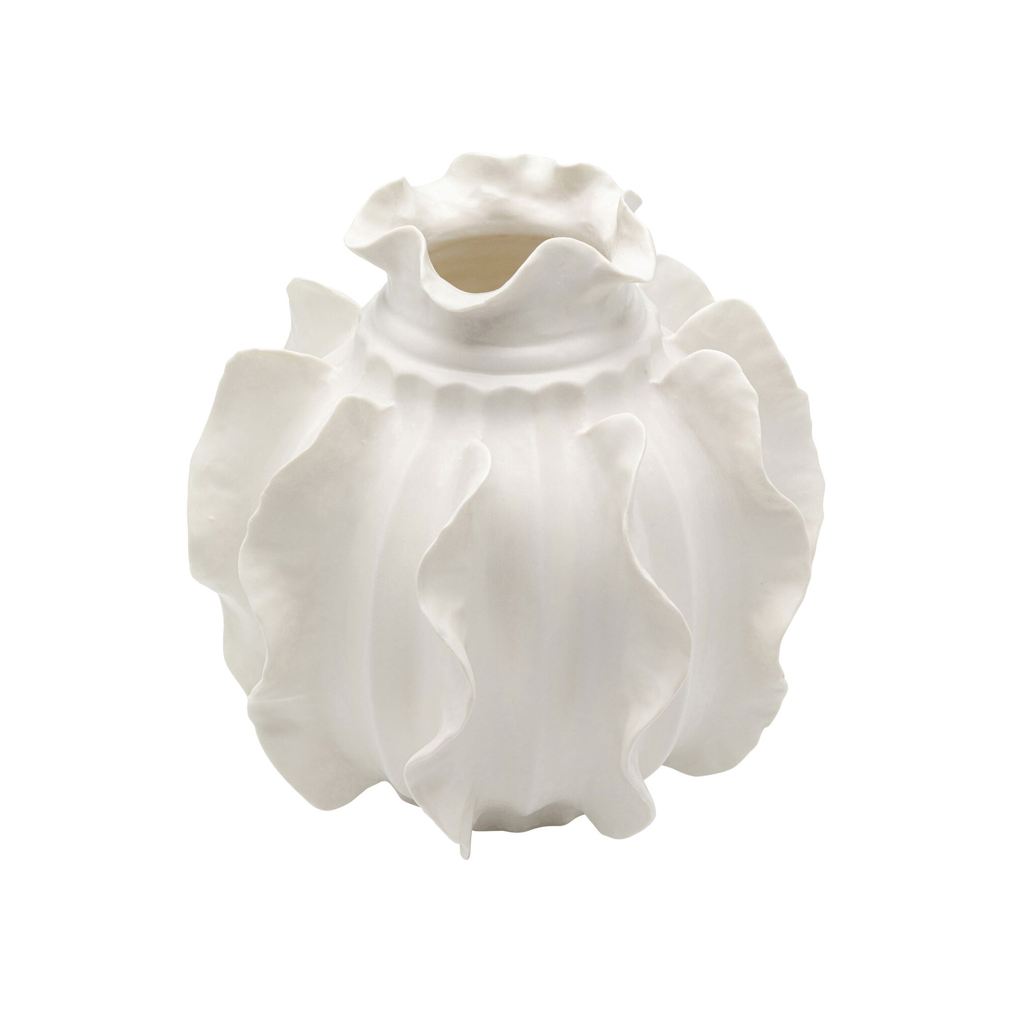 Vase Viento blanc 23cm