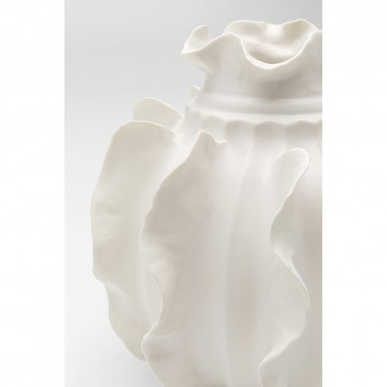 Vase Viento 23cm white Kare Design
