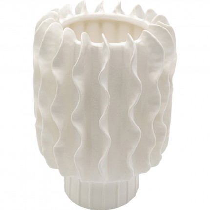 Vase Viento 26cm blanc Kare Design
