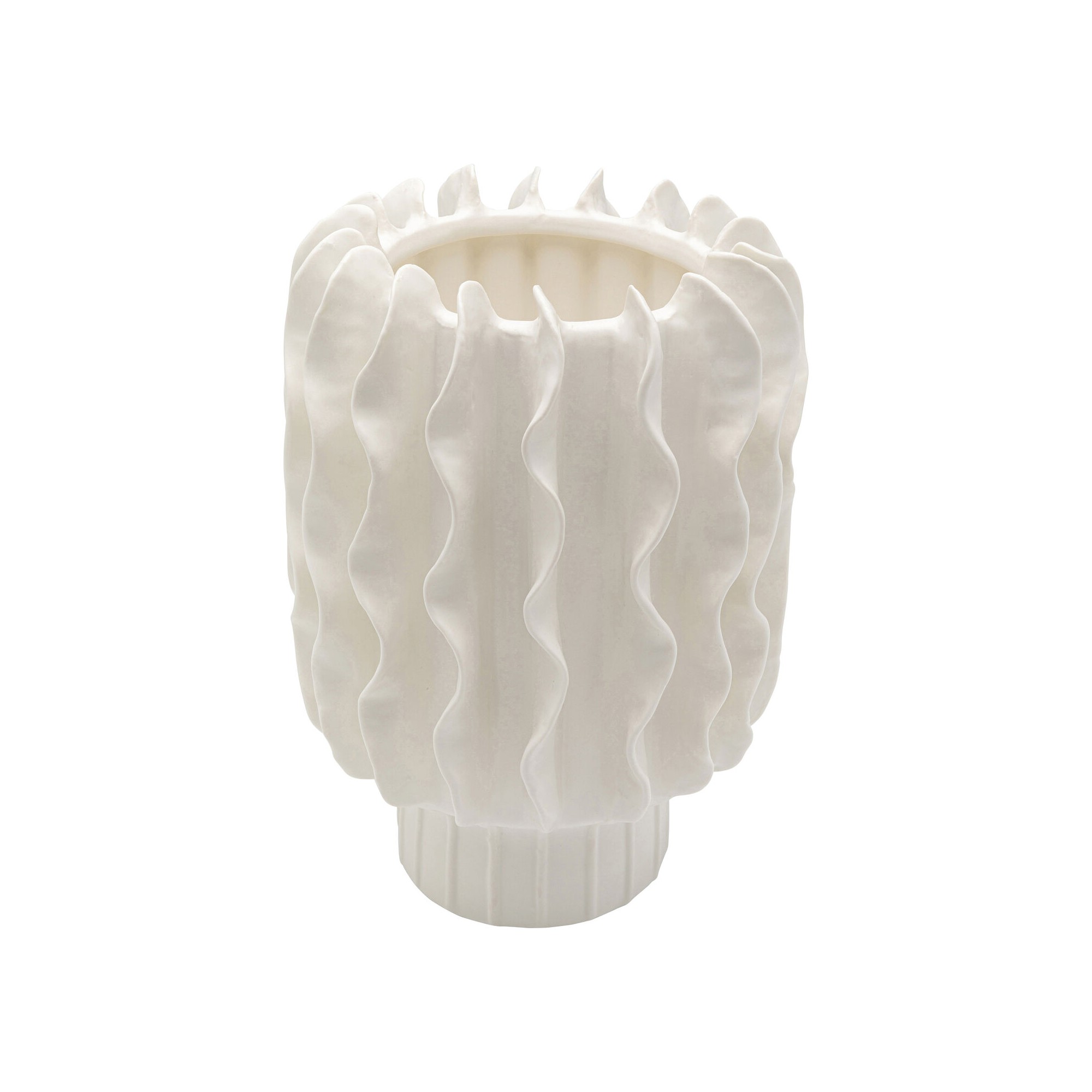 Vase Viento blanc 26cm