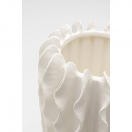 Vase Viento 26cm blanc Kare Design