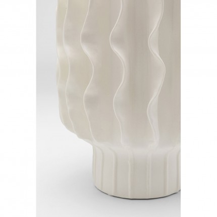 Vase Viento 26cm blanc Kare Design