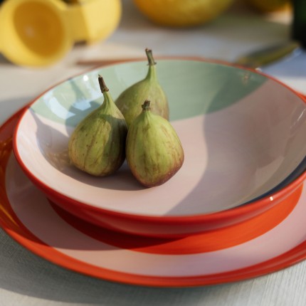 Plate Deep Capri Ø20cm (4/set) Kare Design
