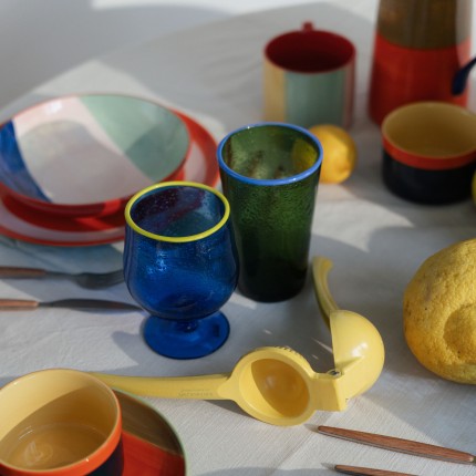 Assiettes creuses Capri 20cm set de 4 Kare Design