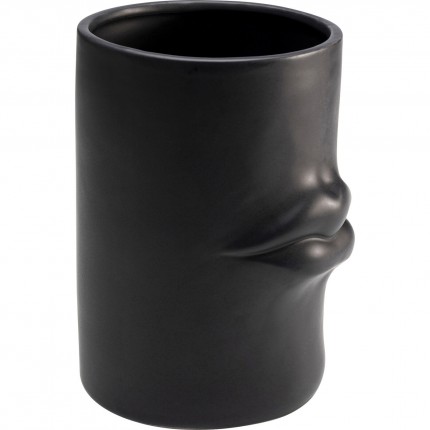 Vase Labbra 22cm noir Kare Design
