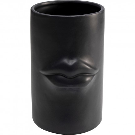 Vase Labbra 22cm noir Kare Design Vase Labbra 22cm noir Kare Design