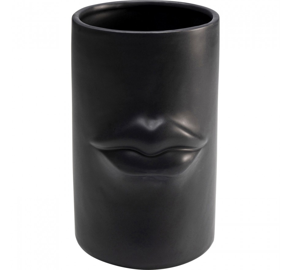 Vase Labbra 22cm noir Kare Design Vase Labbra 22cm noir Kare Design