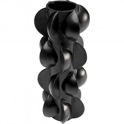 Vase Viento 35cm noir Kare Design