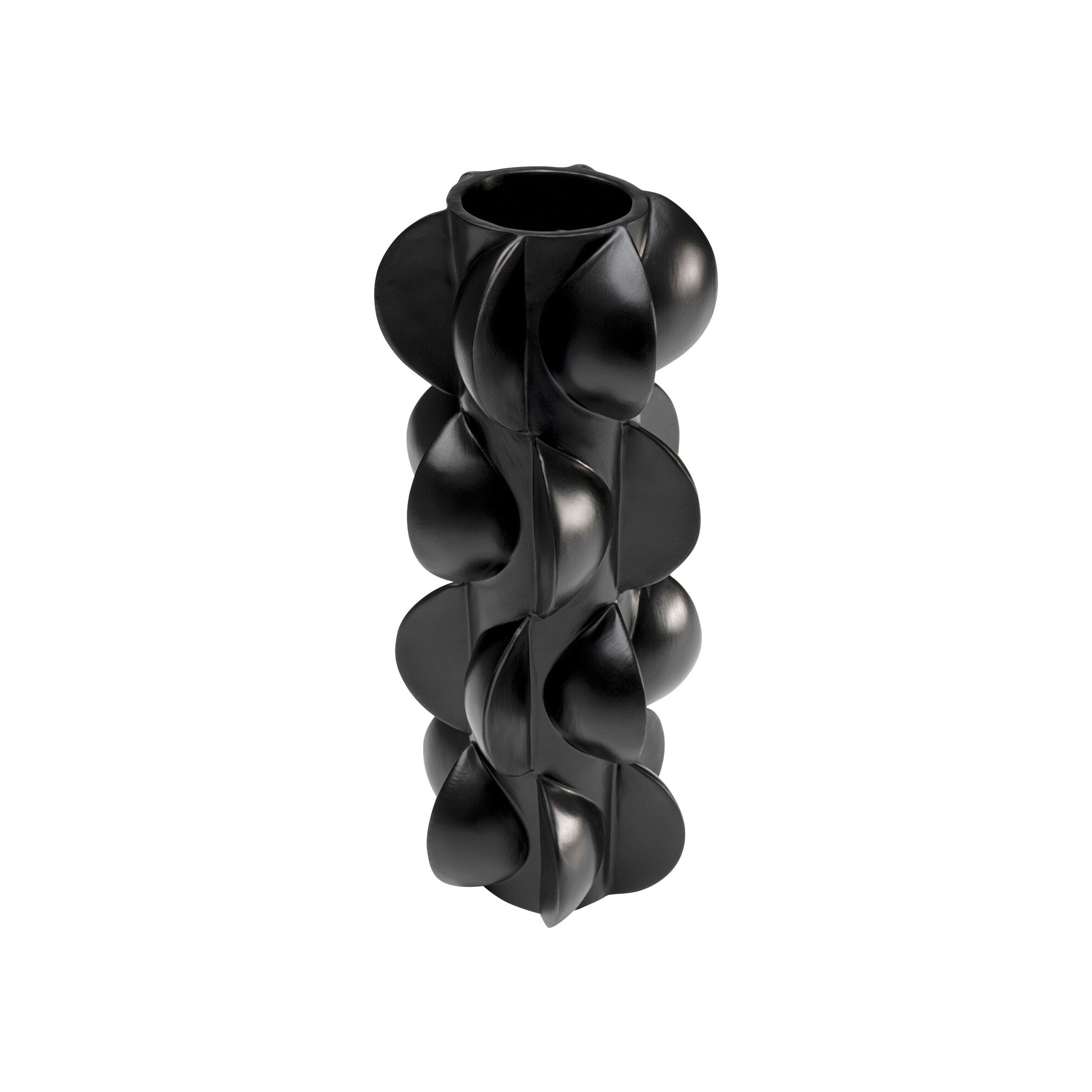 Vase Viento noir 35cm