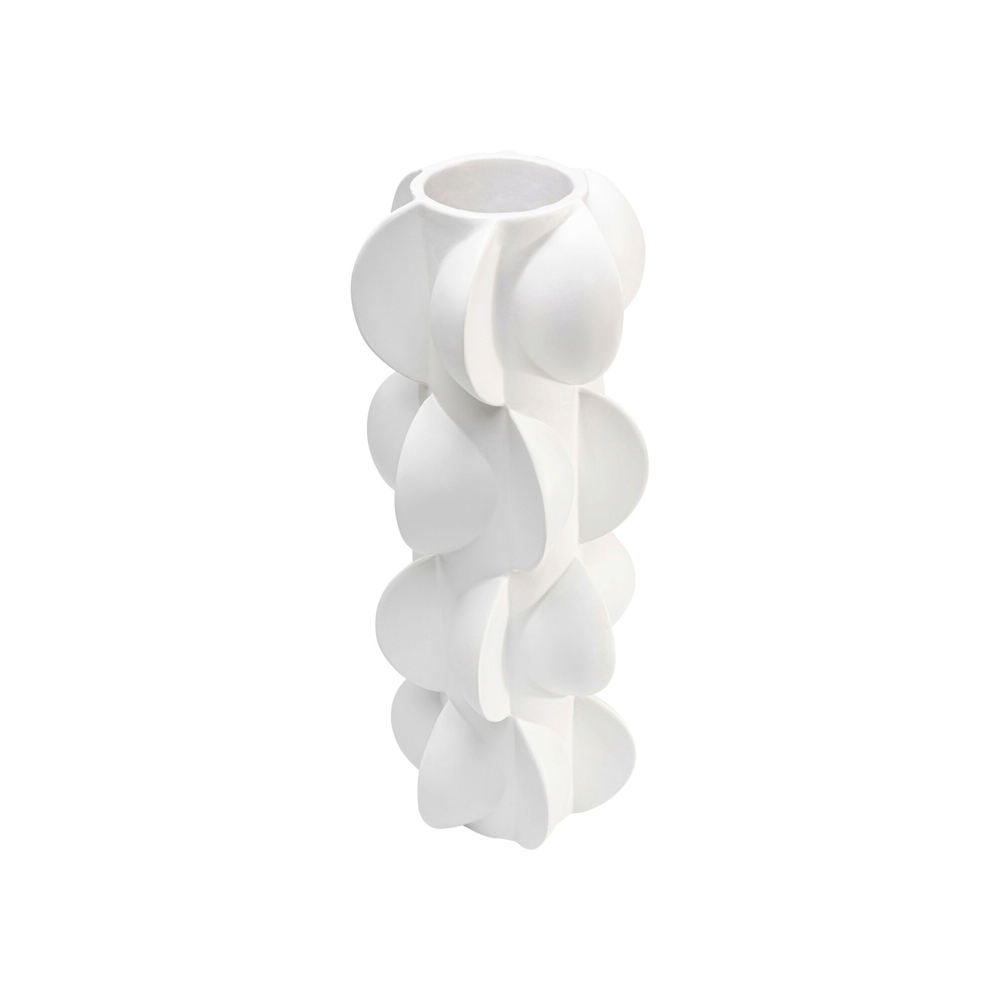 Vase Viento blanc 35cm