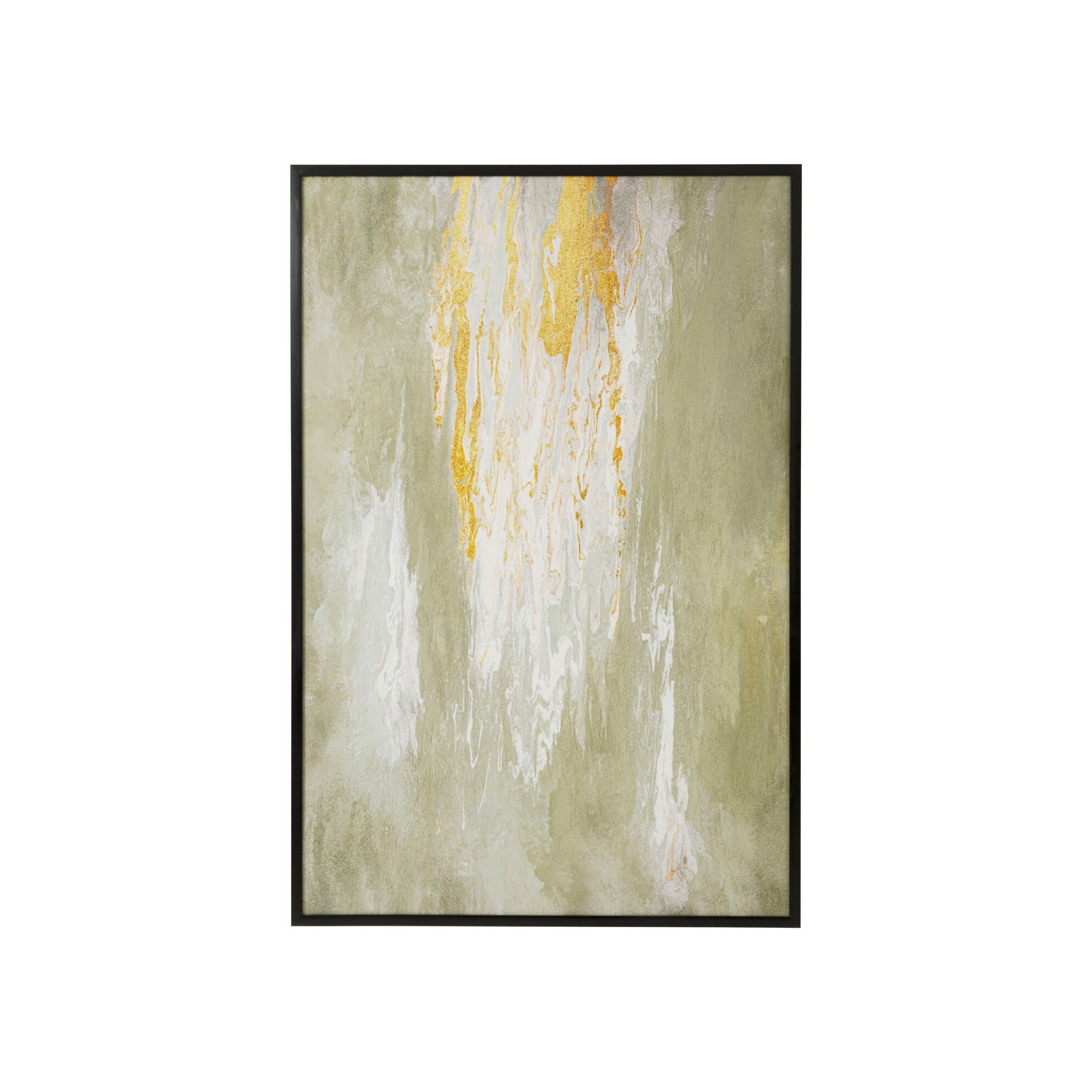 Tableau encadré Artistas vert 120x180cm