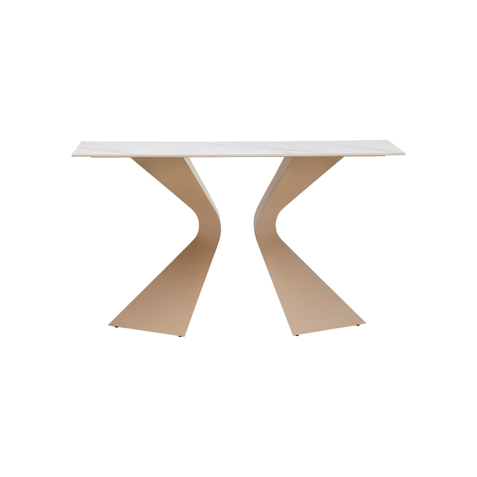 Console Gloria 140x45cm ceramic beige Kare Design