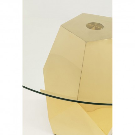Table Ricchezza 130cm dorée Kare Design