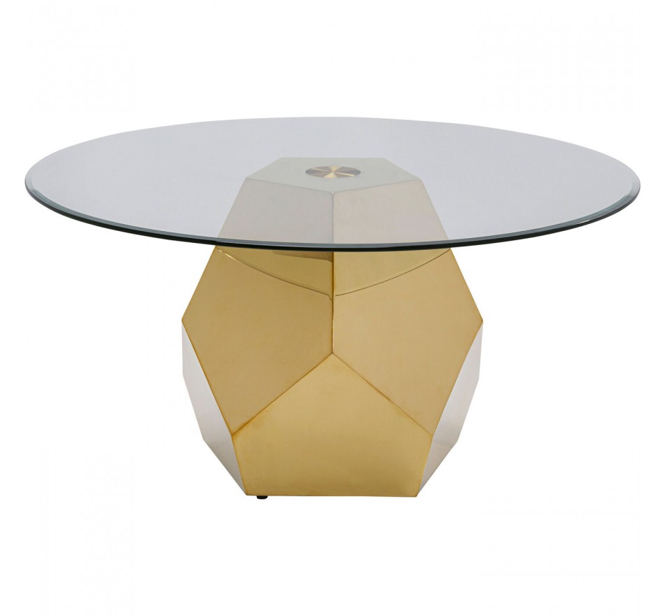 Table basse Ricchezza 90cm dorée Kare Design Table basse Ricchezza 90cm dorée Kare Design
