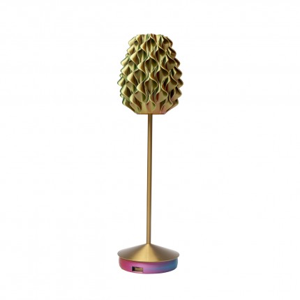 Table Lamp Swirl Gold Sunset Kare Design