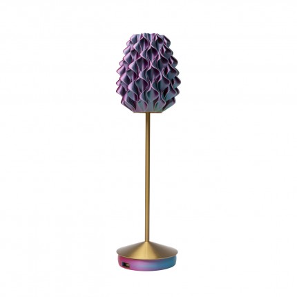 Table Lamp Swirl Gold Sunset Kare Design