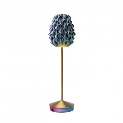 Table Lamp Swirl Gold Sunset Kare Design