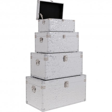 Trunks Caldera silver (4/Set) Kare Design