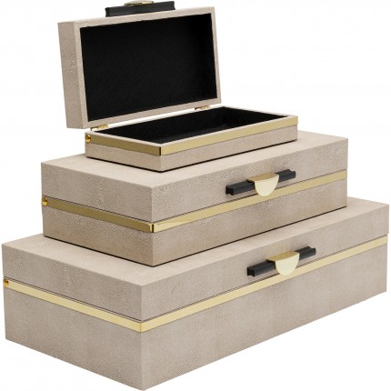 Boîtes Classy Flat set de 3 Kare Design