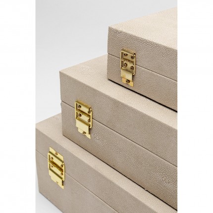 Boîtes Classy Flat set de 3 Kare Design