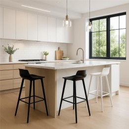 Black bar stool - York - Kare Design
